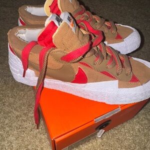 Nike blazer low/ sacai with box
